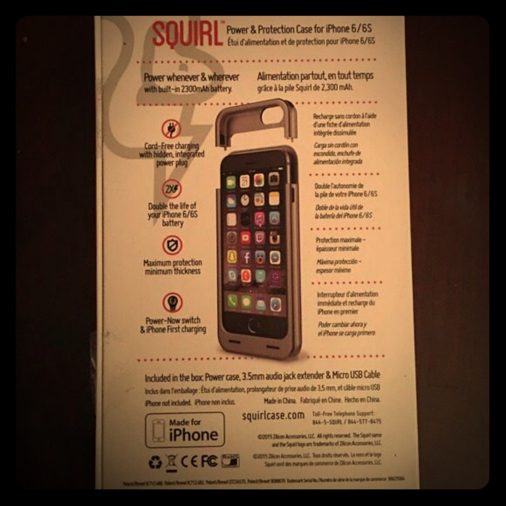 iPhone 6 charging case